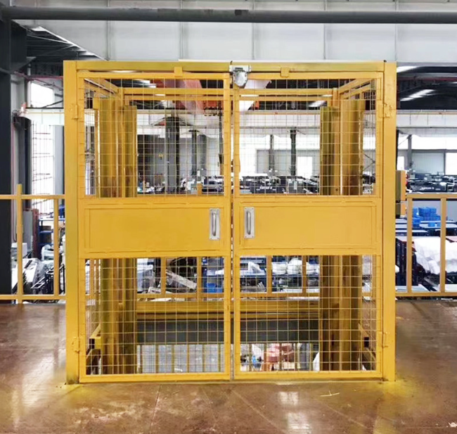 合肥智能导轨式升降机亮相